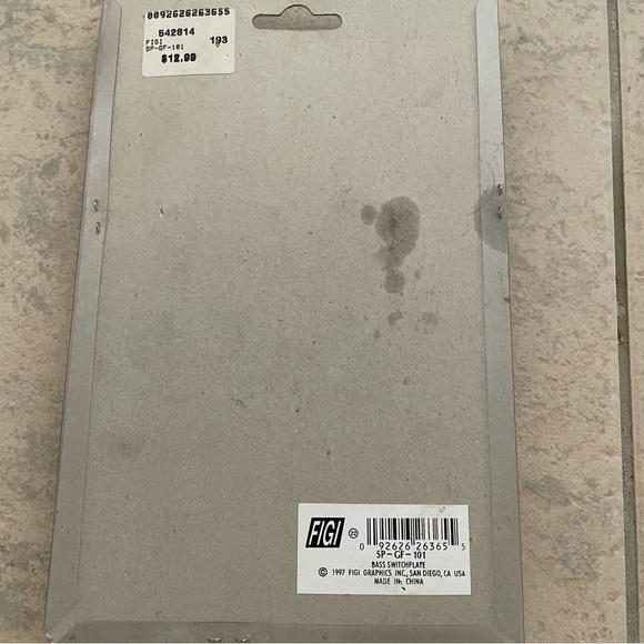 Vintage 1997 Figi Fish Fishing Lightswitch Cover 3D Hand Painted - Picture 3 of 3